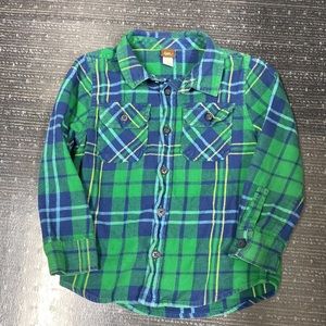 Tea boys flannel size 4